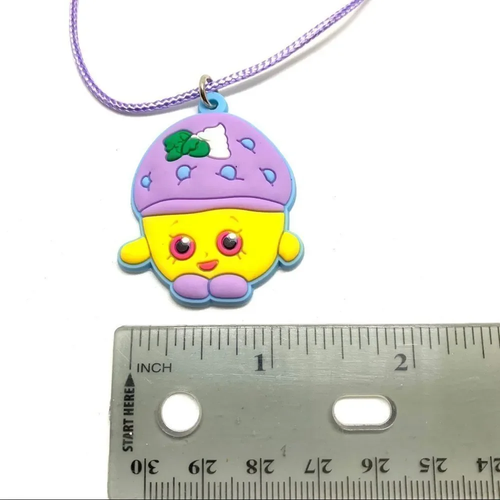 Shopkin Soft PVC Waxed Cord Kid’s Necklace (W2)